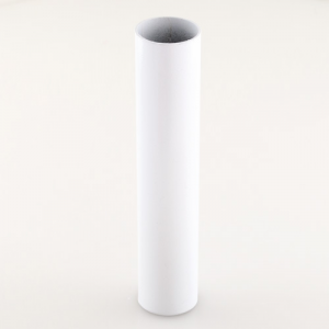 Tubo cover copri-portalampada Ø30 mm, h 150 mm colore bianco