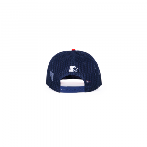 Starter® Caps Unisex: WHITE-RED-BLUE