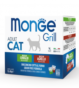 Monge Cat - Grill - Multibox - Adult - 12 buste da 85g