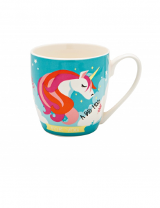 Tazza mug in porcellana unicorno assortiti