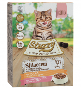 Stuzzy Cat - Sfilaccetti - Kitten - 12 buste da 85g