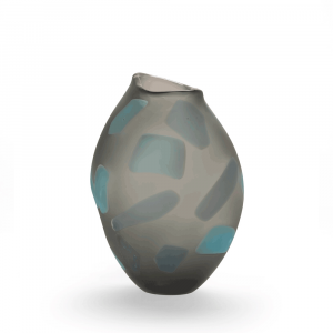 Vase Balkani Grey Etched