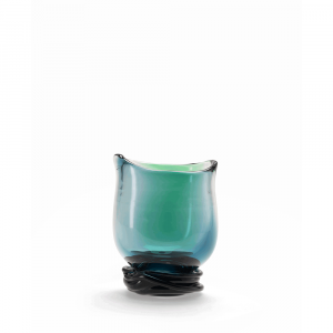 Vase Giselle Small Air Force Blue-Laurel Green