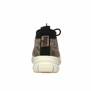 Fitflop - ÜBERKNIT SLIP-ON HIGH TOP TM SNEAKER BLACK/NUDE MET.