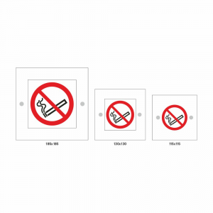 Cartello in plexiglass serie Plexline Vietato fumare