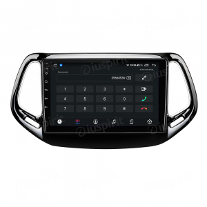 ANDROID autoradio navigatore per Jeep Compass 2 MP 2017 2018 2019 2020 CarPlay Android Auto GPS USB WI-FI Bluetooth 4G LTE