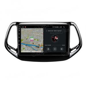 ANDROID autoradio navigatore per Jeep Compass 2 MP 2017 2018 2019 2020 CarPlay Android Auto GPS USB WI-FI Bluetooth 4G LTE