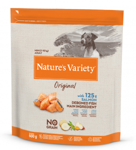 Nature's Variety - Original Dog - No Grain - Mini - Adult - Salmone - 600 gr