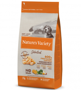 Nature's Variety - Selected Dog - No Grain - Junior - Pollo - 2 kg