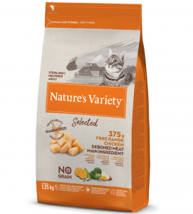 Nature's Variety - Selected Cat - No Grain - Sterilizzato - Pollo - 1.25 kg
