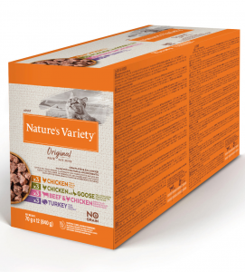 Nature's Variety - Original Cat - No Grain - Adult - Multipack - 70 g x 12 bustine