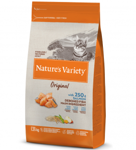 Nature's Variety - Original Cat - Sterilizzato - Salmone -  1.25 kg