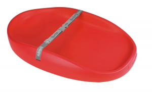 Bumbo Fasciatoio portatile leggero con cintura di sicurezza Rosso