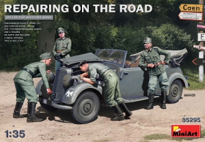1/35 Repairing on the Road (Typ 170V & 4 Figures)