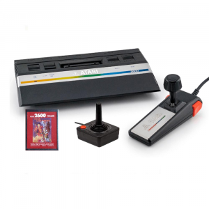 Console ATARI 2600 + 2 Joystick + 1 Cartuccia di gioco