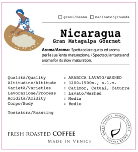 Nicaragua Gran Matagalpa Gourmet  -  250gr