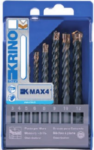 Serie 7 punte per edilizia rotobattenti Max 4 ad elevato rendimento Krino 03073203