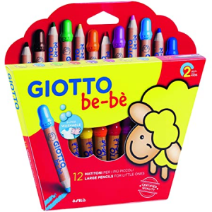 Colori pastelli Giotto Be-be (superlavabili) consigliati per i bambini