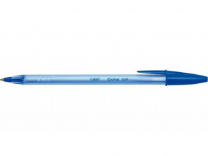 Penna Bic Cristal soft blu punta 1,6