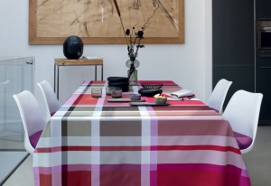 Bossi Casa Cucina Tischdecke 1354 Panama Baumwolle garngefärbt