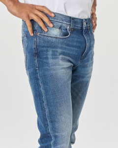 Jeans J13 slim-fit lavaggio chiaro super stone washed