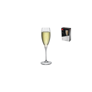 BORMIOLI ROCCO Set 6 X 2 Calici In Vetro Galileo Champagne Cl26 Arredo Tavola