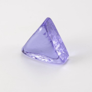 Blocco mini mattone in vetro di forma triangolare alessandrite trasparente