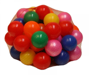 NIAGARA Retina da 50 palline in plastica gioco da giardino