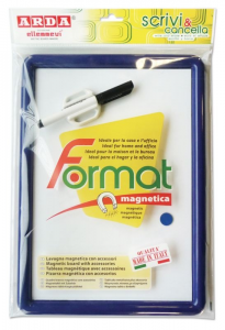 ARDA Lavagna magnetica termoformata pennarello cancellino magnetico+un magnete