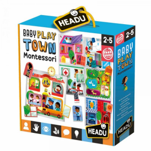 HEADU Baby Play Town Montessori Giochi Didattici / Educativi Cultura Generale