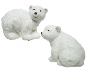 KAEMINGK Orso Polare In Terracotta 2Ass Natale Decorazioni E Oggettistica