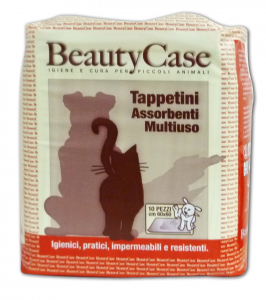 BEAUTY CASE Tappetini ass.mult.60x60 X 10pz - Prodotto per animali