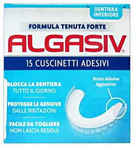 ALGASIV Cuscinetti Adesivi Inferiore *15 Pezzi Prodotti per denti e viso