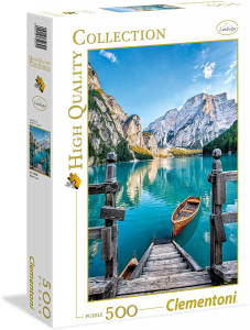 Clementoni -  Braies Lake High Quality Collection Puzzle, 500 pezzi
