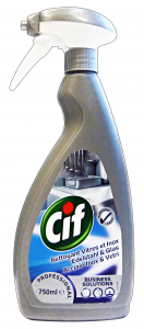CIF Detergente acciaio inox & vetri trigger 750 ml. Professionale