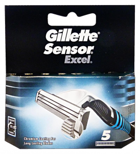GILLETTE Sensor excel Solo Ricarica 5 pz. - Lame e rasoi