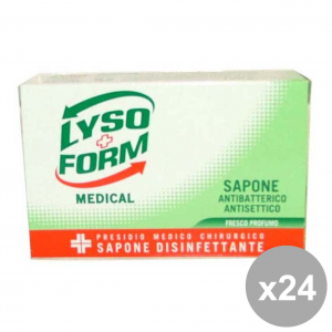 Set 24 LYSOFORM Saponetta Disinfettante 125 Gr. Saponi e cosmetici