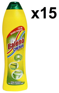 Set 15 BALENO Crema Detergente LEMON 750 Ml.  Detergenti casa