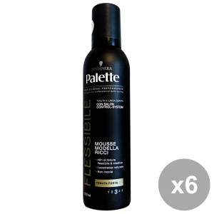 Set 6 PALETTE SPUMA Ricci 250 Ml. PROFESSIONAL Prodotti per capelli