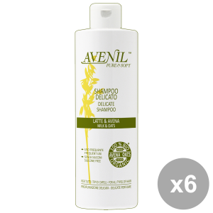 Set 6 AVENIL Shampoo Latte-AVENA 400 Ml.  Prodotti per capelli