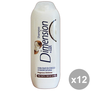 Set 12 DIMENSION Shampoo 1-1 Olio Di COCCO 250 Ml. Prodotti per capelli