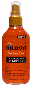 BILBOA Sun Olio Sun Care Capelli Monoi Spray 150 Ml Protezione Solare Estate