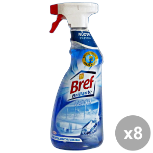 Set 8 BREF Vetri TRIGGER 750 Ml.  Detergenti casa