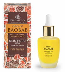 ERBORISTICA Olio viso oro di baobab 30 ml. - cura del viso