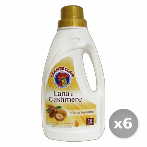 Set 6 CHANTE CLAIR Bucato Lana-cashmere Argan 900 ml Detergenti Casa