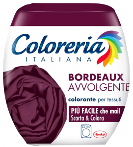 COLORERIA ITALIANA Tutto in 1 pronto all'uso bordeaux avvolgente per lavatrice