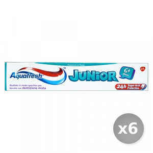 Set 6 AQUAFRESH Dentifricio Junior 6 + 75 ml Prodotti per il Viso