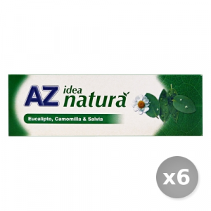 Set 6 AZ Dentifricio Idea Natura Eucalipto-camom.-salvia 75 ml Prodotti per il Viso