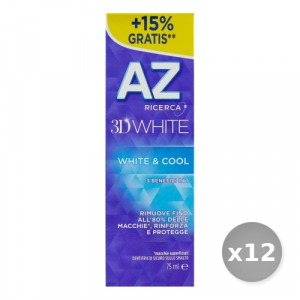 Set 12 AZ Dentifricio 3d White & Cool 75 ml Prodotti per il Viso