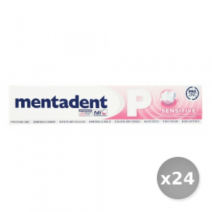 Set 24 MENTADENT Dentifricio p sensitive 75 ml prodotto per l'giene dentale